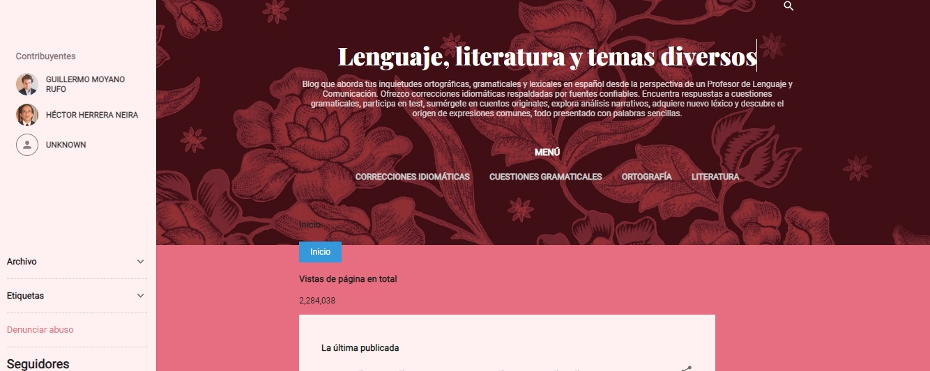 Ranking y directorio de sitios web - Lenguaje, literatura y temas diversos en Navegax
