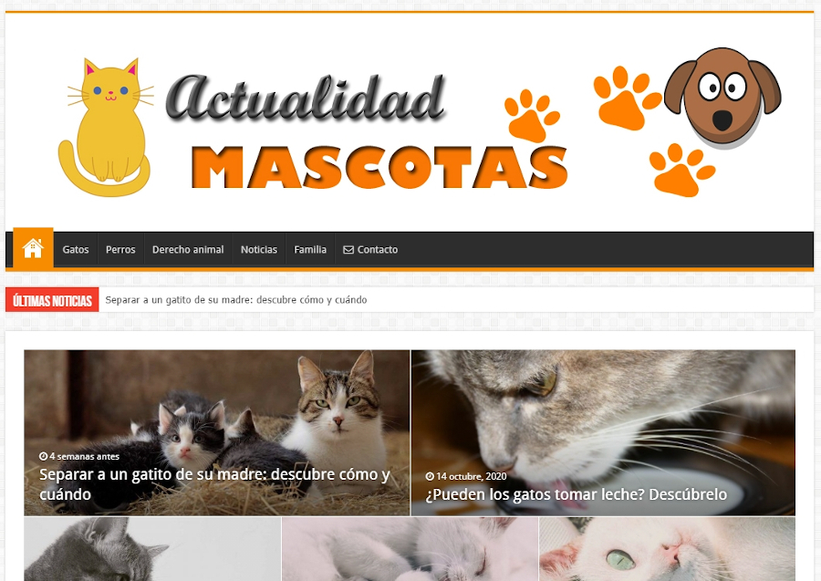Ranking y directorio web - Actualidad Mascotas en Navegax