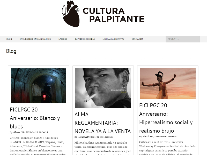 Ranking y directorio web - Cultura Palpitante en Navegax