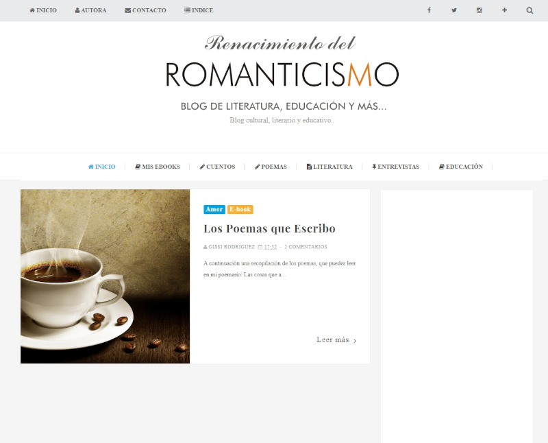 Ranking y directorio web - Renacimiento del Romanticismo en Navegax