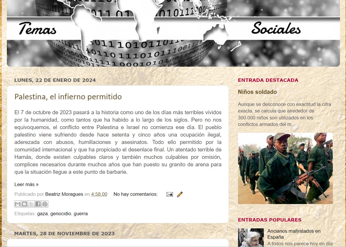 Ranking y directorio web - Temas Sociales en Navegax